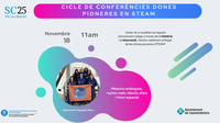 Cicle de conferències Dones Pioneres en STEAM: Missions anàlogues, reptes reals: ciència, ètica i futur espacial.