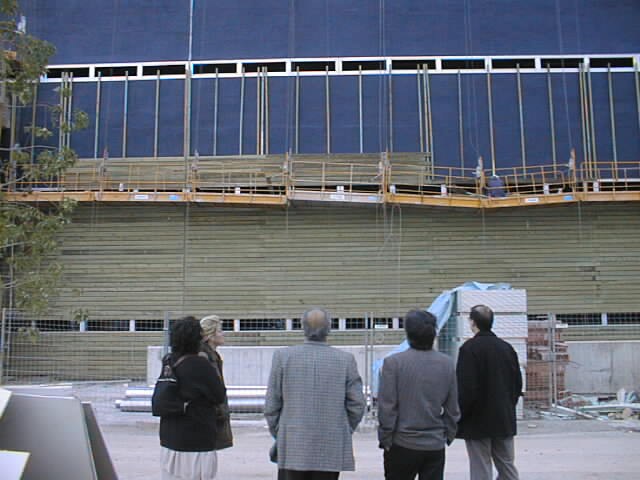 Visita d'obres al nou Campus