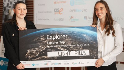 ‘Light Pills’, amb una estudianta de l'EETAC, guanya el concurs Explorer a la UPC