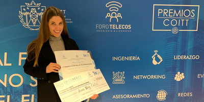 Anna Reig, guardonada amb el Premi COITT Futur de les Telecomunicacions