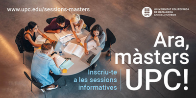 Ara, Màsters! Sessions informatives sobre els màsters de l'EETAC