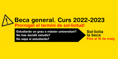 Beca del Ministeri d'Educació 2022/23