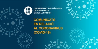 Comunicats en relació al coronavirus (COVID-19)