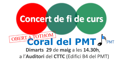 Concert de fi de curs de la Coral del Parc Mediterrani de la Tecnologia