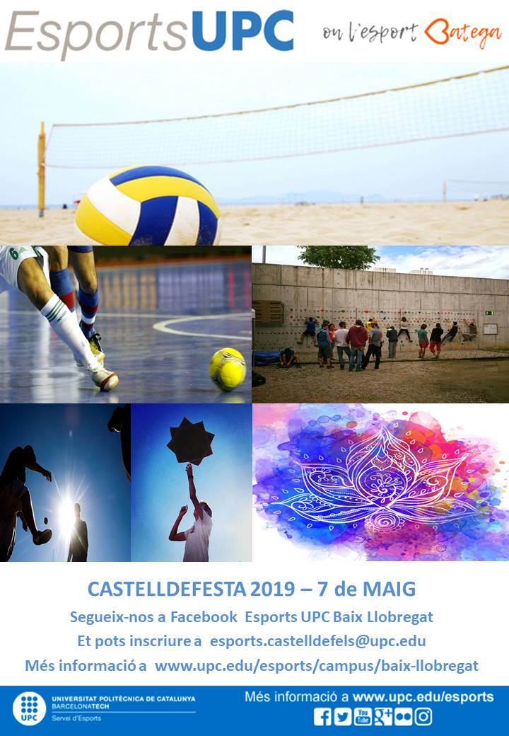 Castelldefesta 2019  –  7 de Maig al Campus!