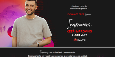 Improvers: el sorteo de Huawei para gente con actitud