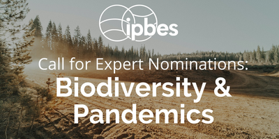 IPBES workshop on biodiversity and pandemics: Call for nominations