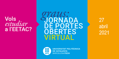 Jornada de Portes Obertes virtual / Jornada de Puertas Abiertas virtual