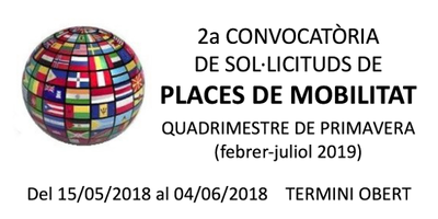 Mobilitat d'Estudiants (OUTGOING): Sol·licitud de places d'intercanvi