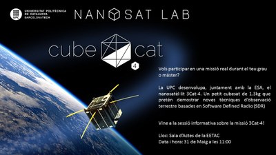 NanoSat Lab - Sessió informativa de la missió 3Cat-4