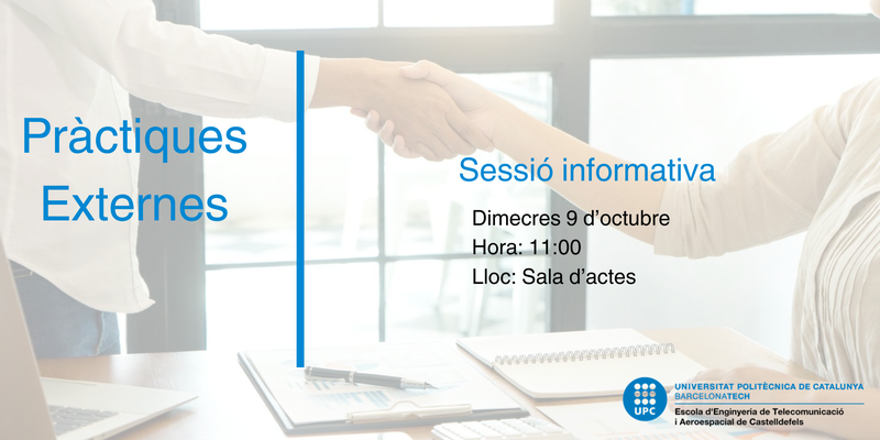 Sessió informativa conveni de pràctiques a empreses