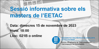 Sessió informativa sobre els màsters EETAC