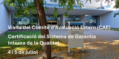 Visita del CAE en el procés de certificació del SGIQ