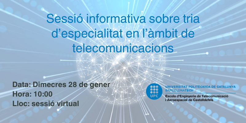 Virtual information session on specialization choice in the field of Telecommunications