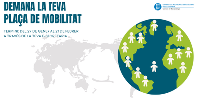 Abierto el plazo para solicitar una plaza de movilidad en el extrajero.
